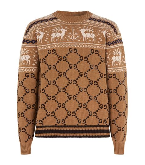 gucci brown sweater|Gucci sweater for men.